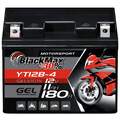BlackMax YT12B-4 Motorrad GEL Batterie 12V 11Ah GT12B-4 51015 YT12B-BS CT12B-4
