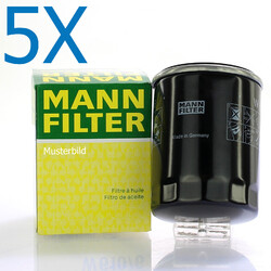 5x Mann-Filter Ölfilter Oelfilter Oil Filter W 1374/7