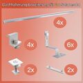 1240mm Solar Halterung Ziegeldach Montage PV Modul Set Befestigung Schiene