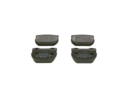 Bremsbelagsatz Scheibenbremse BOSCH 0 986 424 606 Low-Metallic für LANDROVER Up
