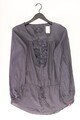 edc by Esprit Rüschenbluse Regular Bluse für Damen Gr. 38, M mit Gürtel Langarm
