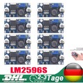 8 x LM2596S DC Step Down Spannungswandler 4..35V zu 1,5..30V Regler für Arduino