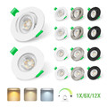 LED Einbaustrahler Flach/Schwenkbar Einbauspot Einbauleuchte Deckenstrahler 230V