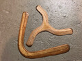 Bumerang 2er Set aus Holz Handarbeit aus Leichtholz flugtüchtig