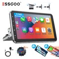 10" Android 14 Autoradio 1 DIN Carplay GPS NAV RDS WiFi drehbarer Bildschirm 64G