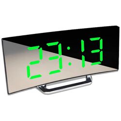 Mit Temperatur Digitaler LED Wecker Uhr Schlummerfunktion 7" Alarmwecker