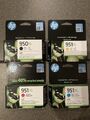 HP 950XL -Schwarz ⚫️ 951XL -Gelb 🟡, Rot 🔴, Blau 🔵 -OVP. -Zustand:“Neu“.