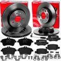 brembo BREMSSCHEIBEN + BELÄGE VORNE HINTEN für MERCEDES A/B-KLASSE W169 W245