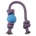 Beco Hundespielzeug Ball mit Seil "Ball on Rope" blau, diverse Größen, NEU