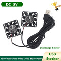 Parallele Bürstenlose Miniatur Lüfter USB Stecker Gehäuselüfter Ventilator DC 5V