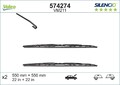 VALEO Wischblatt Scheibenwischer SILENCIO CONVENTIONAL SET 574274 für AUDI B6 A4
