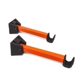 Fahrradhalter 2er Set Klappbar Fahrrad Wandhalterung orange-schwarz