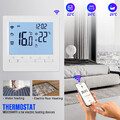 CONENTOOL Digital Thermostat Smart Regler Fußbodenheizung Sensor Weiß Thermost