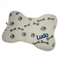 Hundekissen Kissen Decke Matte individuell Namen bestickt weich 70x50cm Hund
