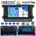 Android 14 Für VW GOLF 5 6 Passat Touran Tiguan EOS 2+64G Autoradio GPS Navi KAM
