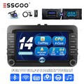 7" Carplay DAB+ Android 14 Autoradio GPS 64G Für VW GOLF 5 Touran Polo Caddy Kam