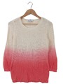 PETER HAHN Strickpullover Damen Pullover Gr. DE 36 wollweiß-rot Casual-Look