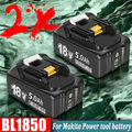 2x 5.0Ah Für Makita BL1860B 18V Tool Li-ion BL1850B BL1830B mit LED-Anzeige Akku