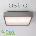 Astro LED Deckenleuchte 27,4W Panel Matt Nickel Eckig Deckenleuchte 400x400 Neu