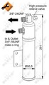 NRF Trockner Klimaanlage EASY FIT 33366 für MERCEDES MP3 MP4 ACTROS MP2 Stahl