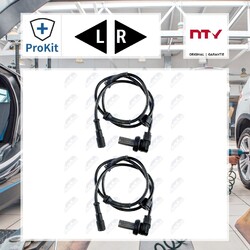 2x ORIGINAL® Nty Sensor, Raddrehzahl Vorne, Links, Rechts für Audi A6 C4 Avant