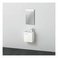 Duravit XBase Möbel-Set 1 Tür rechts 400 x 288 mm - Weiß glänzend/Griff Chrom