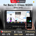 4+64GB Autoradio Für Mercedes C Class W203 Android 13 GPS NAVI DAB+ WIFI CARPLAY