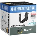 Für Ford Kuga II 13-19 GDW Anhängerkupplung vert. abnehmbar +13polig spezifisch