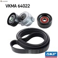 KEILRIPPENRIEMENSATZ VKMA 64022 FÜR HYUNDAI H-1/STAREX/Bus/Platform/Chassis 2.5L
