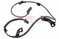 METZGER Sensor Raddrehzahl ABS Sensor Hinten rechts 09001395