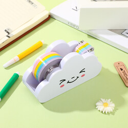  Regenbogenbandwolkenschneider Klebeband-Spender-Schreibtisch Büro Kind