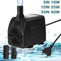 Teichpumpe Aquariumpumpe Wasserpumpe Aquarium Tauchpumpe Springbrunnen 5W-60W