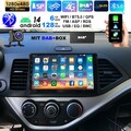 9" 8-Kern Android14 Autoradio GPS Navi LET DAB +KAM Für KIA PICANTO TA 2011-2016