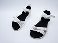 Helvesko Damen Sandale Sandalette Halbschuh weiß Gr. 41 EU Art. 32564-10