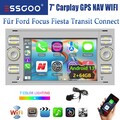 Android 14 2+64G Carplay Für Ford Focus C S Max Transit MK7 Autoradio GPS NAV BT