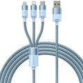Kabel Baseus 3in1 USB-A für USB-C / iPhone / MicroUSB 3.5A 1,2m Schnellkabel