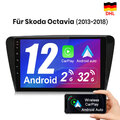 10" Für Skoda Octavia 2013-2018 Navigation Autoradio GPS Android 12 DAB+ CarPlay