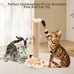 Kratzbaum Katzenbaum Katzenkratzbaum Kletterbaum Spielbaum mit 2xBällen