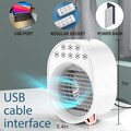 Mini-Klimaanlage Desktop-Lüfter Raumkühler Luftbefeuchter Luftreiniger USB