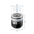 UFI 23.167.00 Ölfilter für ALFA ROMEO,AUDI,FIAT,IVECO,MULTICAR,RENAULT,SEAT,VOLV