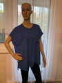 Bluse Kurzarmbluse blau von Heine Gr. 42 *wie neu