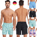 Herren Badeshorts Kurze Hose Swim-Shorts Badehose Strand Schwimmhose Beachwear