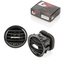 2x Klimaanlage Lüftung Grill Lüftungsgitter schwarz chrom für Opel Adam Corsa D