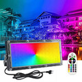 4-Modi 50W RGB LED Fluter Außen Strahler RGB 16-Farbe Bunt Scheinwerfer Strahler