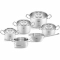 Fissler Topf-Set Original-Profi Collection 6-tlg. mit Glasdeckeln + Dämpfeinsatz