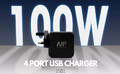 100W USB-C Ladegerät Adapter für MacBook Pro/Air, iPad Mini, iPhone 14 Pro Max