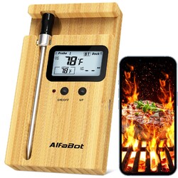 K2 Fleischthermometer Smart Kabellos 160m Bluetooth Grillthermometer Meat The...