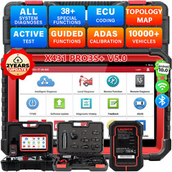 LAUNCH X431 PRO3S+ V5.0 PRO Profi KFZ OBD2 Diagnosegerät Scanner ADAS GEARBOX
