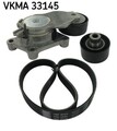 SKF Keilrippenriemensatz VKMA 33145 für PEUGEOT