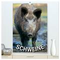 Schweine 2024 (hochwertiger Premium Wandkalender 2024 DIN A2 hoch),...